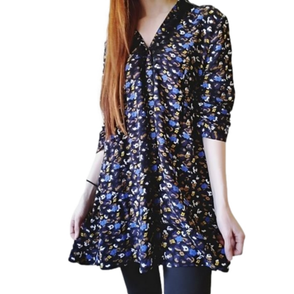 Anthropologie Tops - Anthro boho floral tunic lace small 11•1•TYLHO